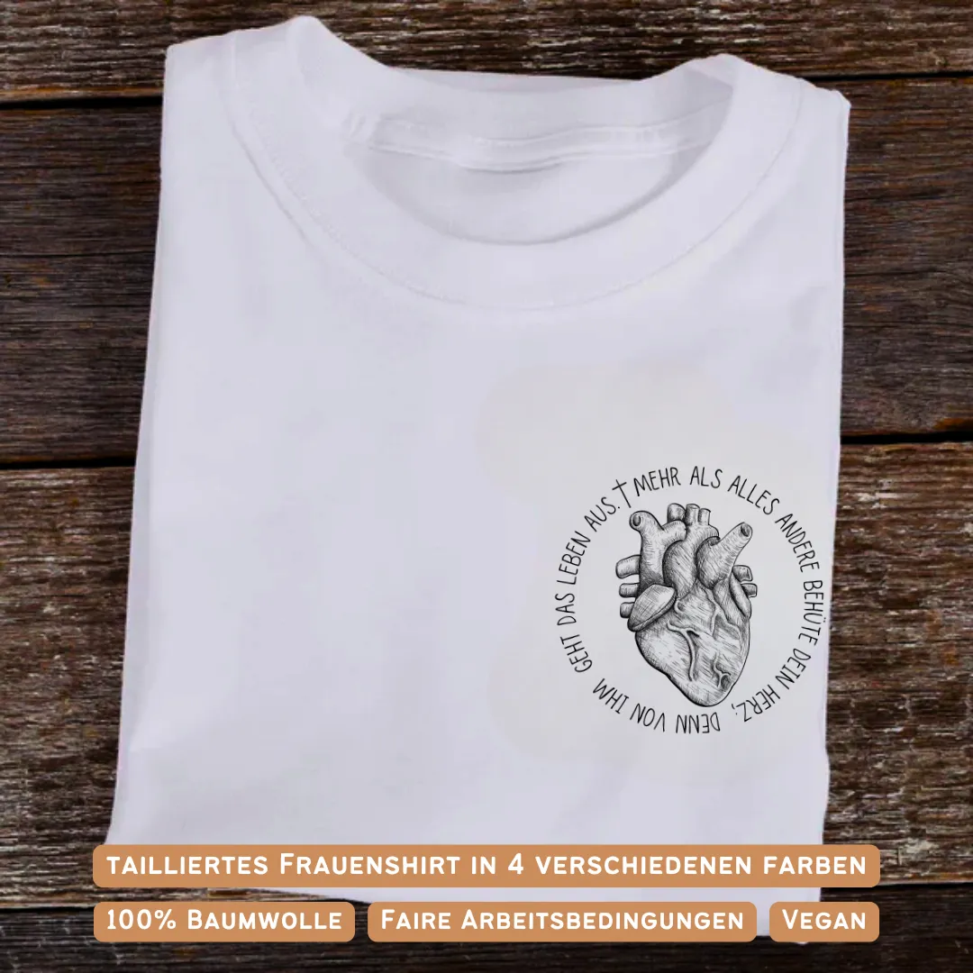 Aktion: Herz behüten Frauen Shirt