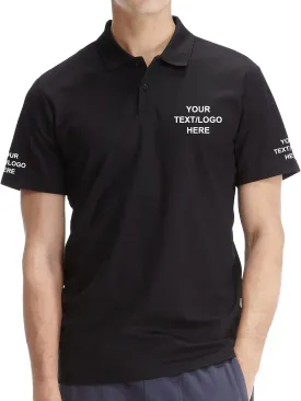 Custom Polo Design Your Own Golf Personalized Shirt for Men Tee Print Embroidered Logo Text Photo Logo
