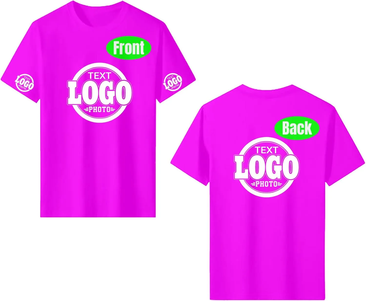 Custom T Shirts for Women Men with Your Logo Text Photo Personalized T Shirts Custom Shirt Design Your Own Custom Tee Shirt