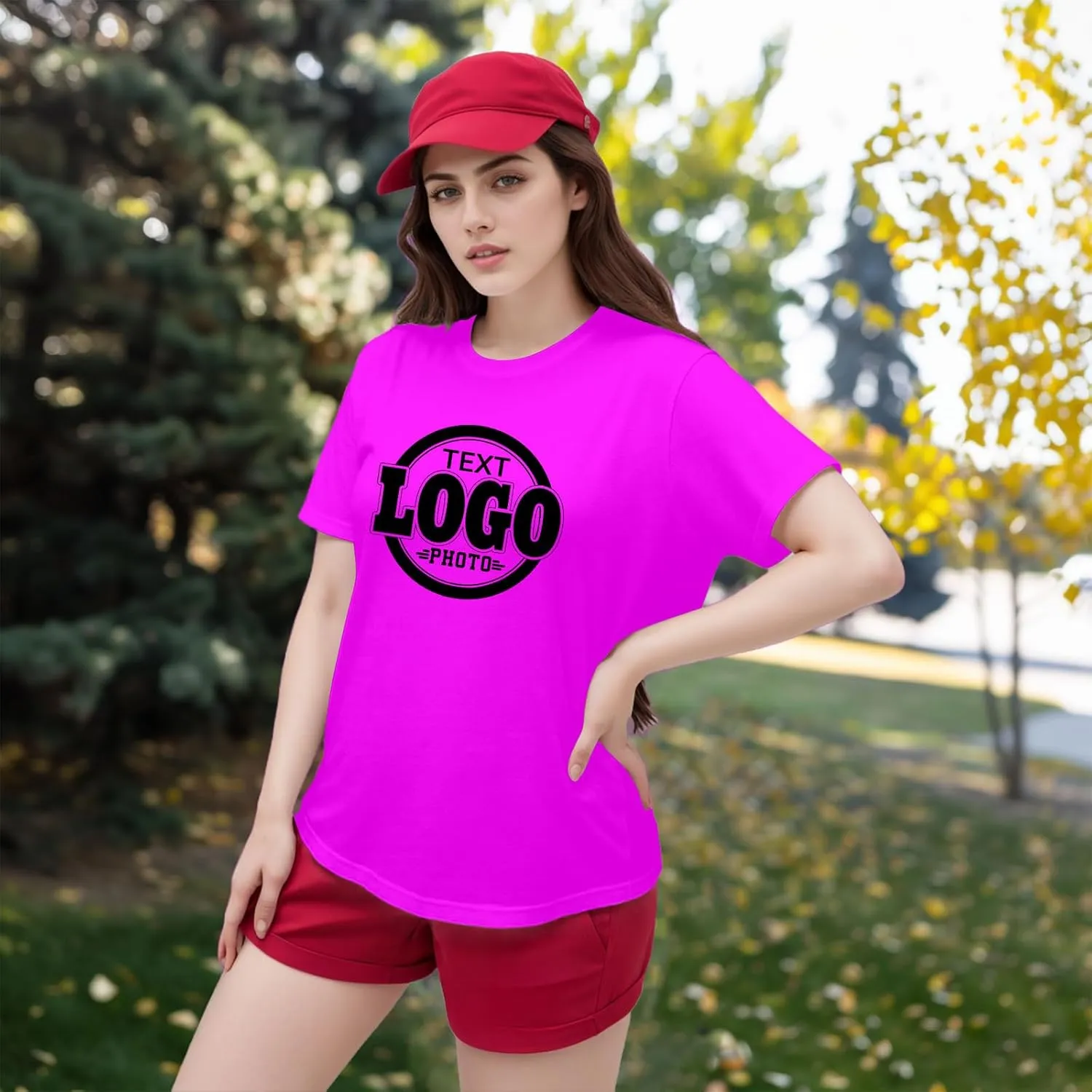 Custom T Shirts for Women Men with Your Logo Text Photo Personalized T Shirts Custom Shirt Design Your Own Custom Tee Shirt
