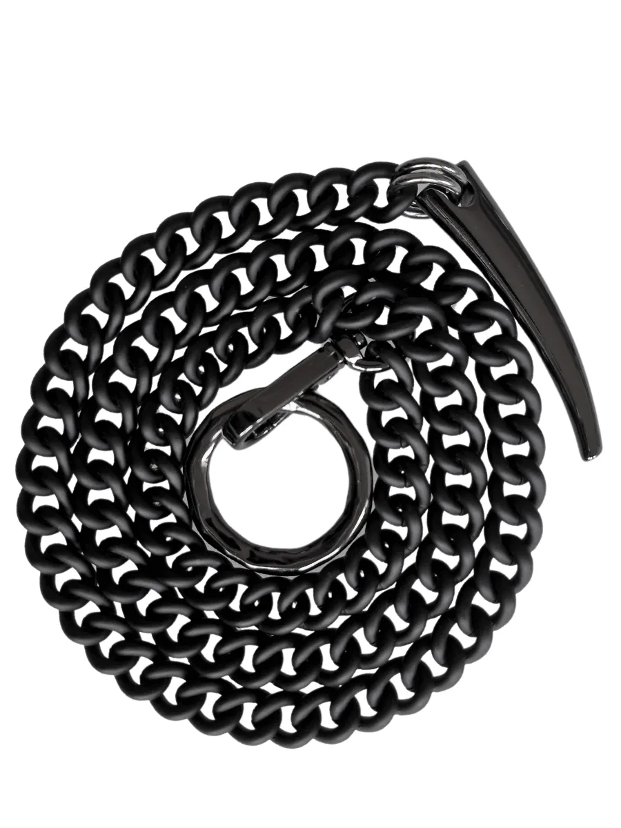 FORBIDDEN Necklace - Black Matte & Gunmetal