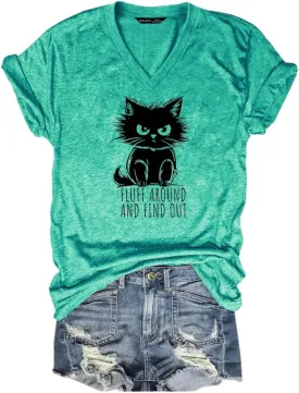 Funny Graphic T Shirts for Women Cute Sarcastic Tops Humorous T-Shirt