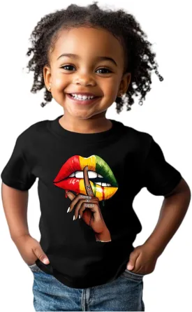 Juneteenth Shirts for Kids  Boys and Girls Short-Sleeve T-Shirts, Ages 2-6, Celebrate Freedom and Black History