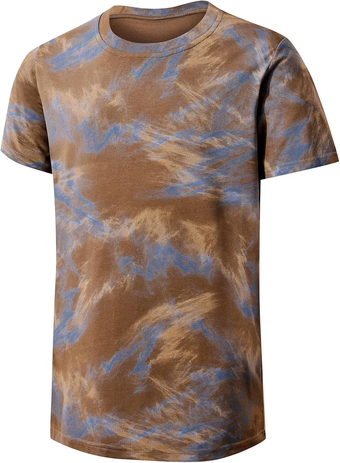 Keasmto Mens T-Shirts Casual Stylish Graphic Short Sleeve Hip Hop T Shirts Cotton Hipster Tees Tops Print Shirt