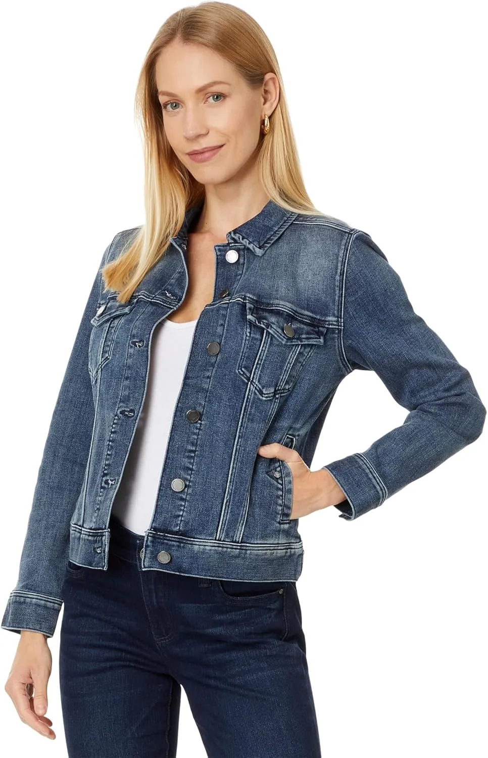 Liverpool Women's Classic Jean Jacket Stretch Denim
