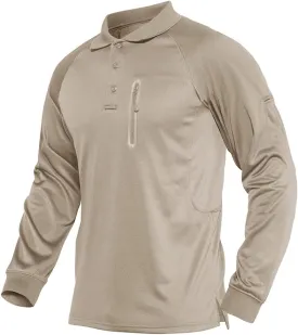 MAGNIVIT Men's Tactical Short and Long Sleeve Polo Shirts Outdoor Performance Military Cargo T-Shirts