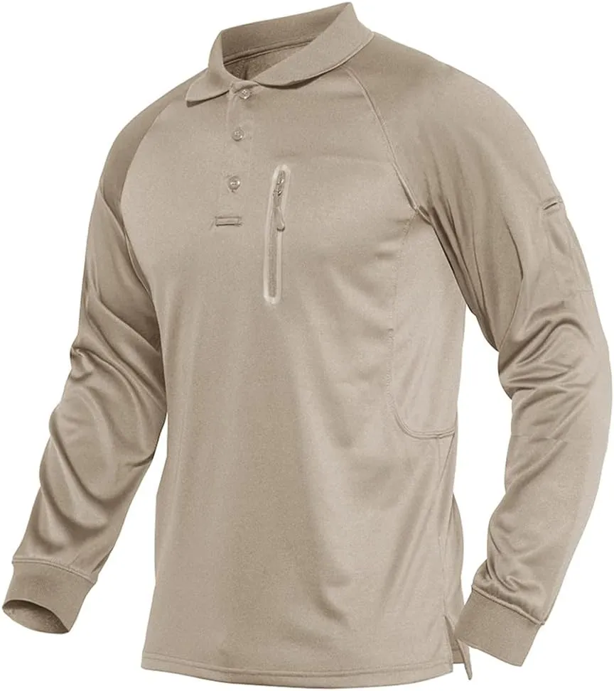 MAGNIVIT Men's Tactical Short and Long Sleeve Polo Shirts Outdoor Performance Military Cargo T-Shirts