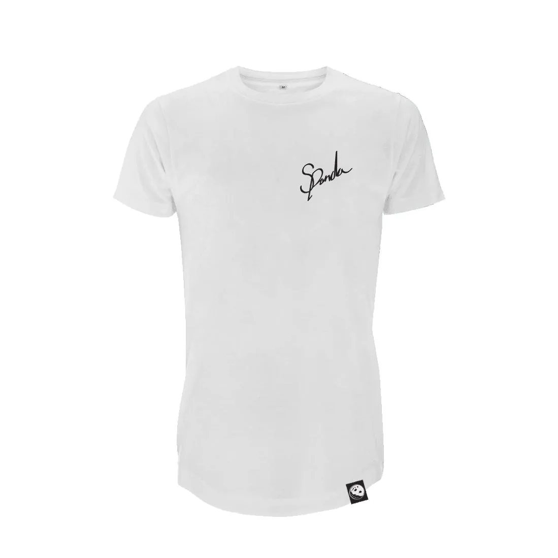 Organic White SPanda Long Tee