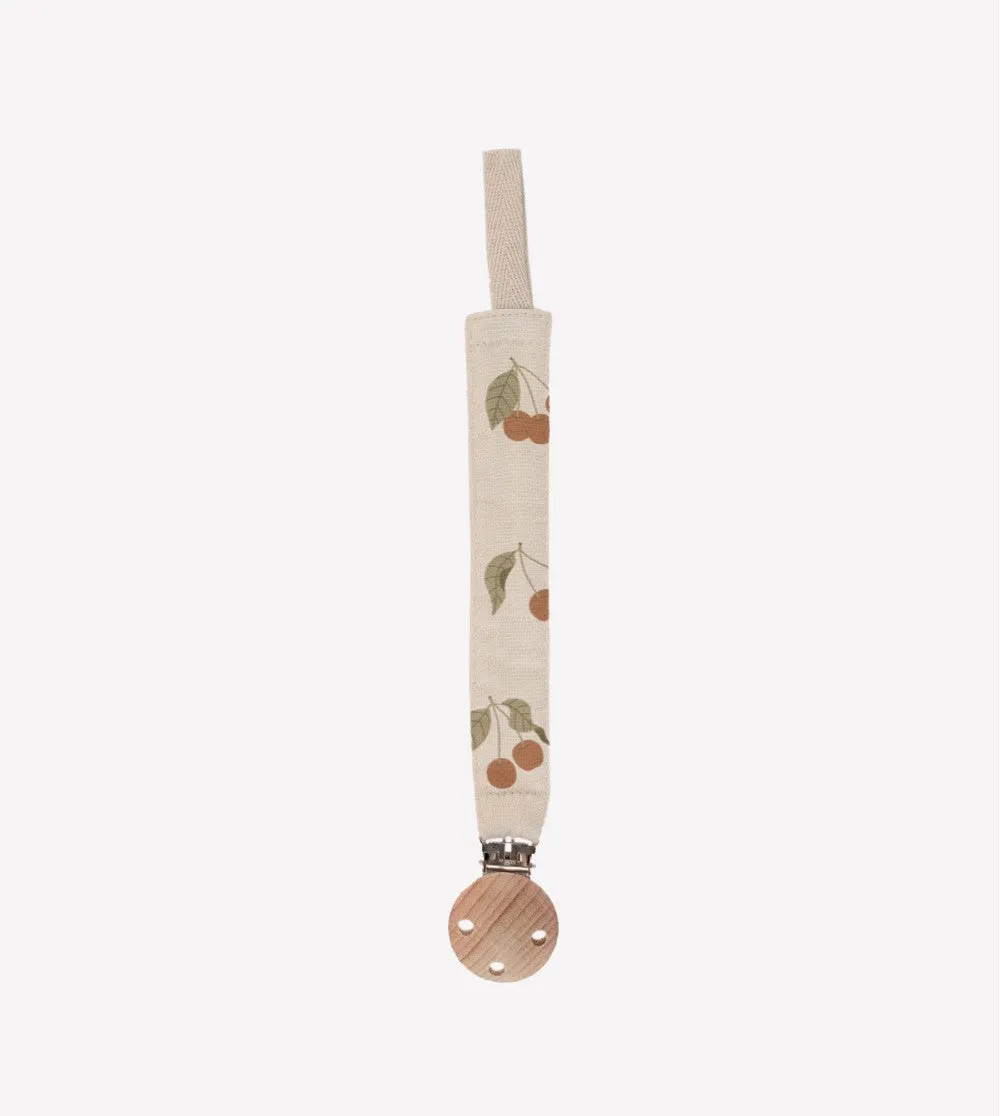 PACIFIER CLIP CHERRY