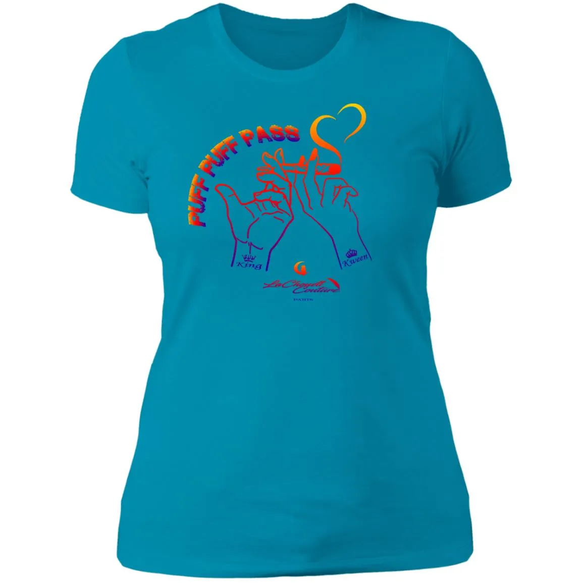 Puff Puff Pass Ladies' T-Shirt