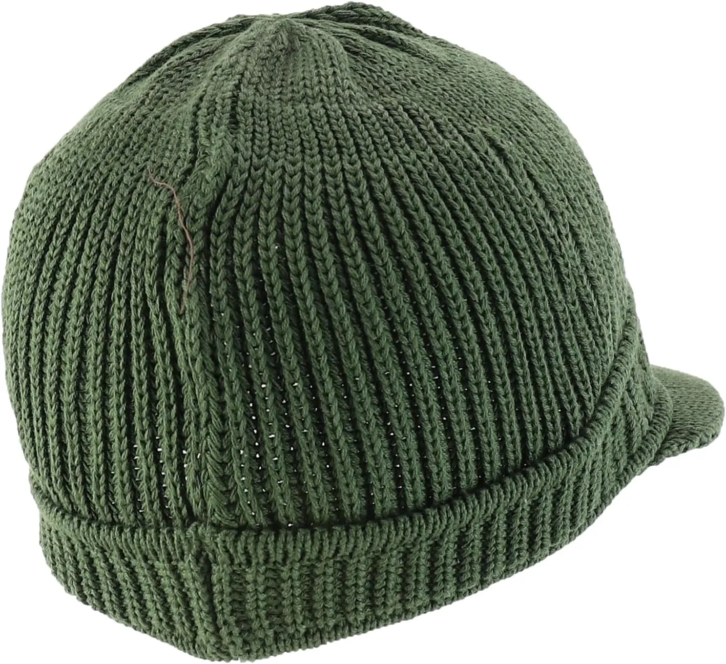 Rasta Cotton Rib Knitted Beanie Visor