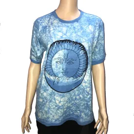 Sun Logo Round Neck Printed T-Shirt