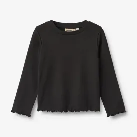 T-Shirt L/S Else - black